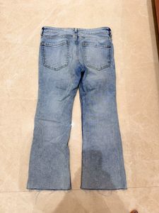 Light Wash Flared Jeans