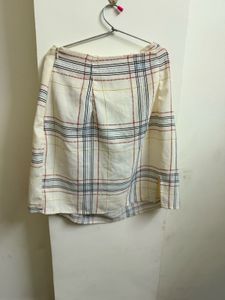 Checkered Mini Skirt