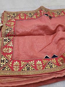 Beautiful Saree With Stiched Blouse