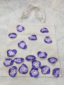 Floral Canvas Hand bag