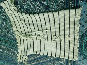 Striped Off-Shoulder top