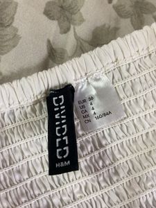 White H&amp;M Cropped  Top