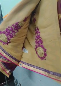 Two Saree Combo Lehenga Type 😍