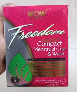 WOW Skin Science Freedom Menstrual Cup & Wash (S)