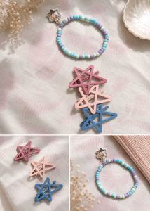 Cute Star Hair Clips. Free: Frozen Beaded Bracelet