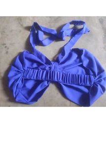 blue top for beach wear