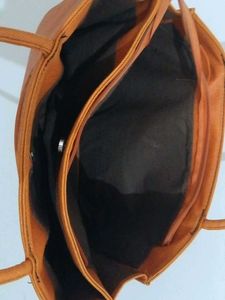 Stylish Orange Tote Handbag