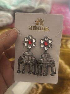 ANOUK Earrings - Silver, 2 Pcs Set
