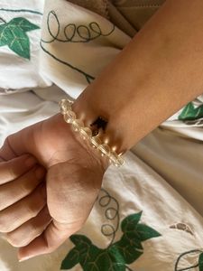 Crystal bracelet with charm
