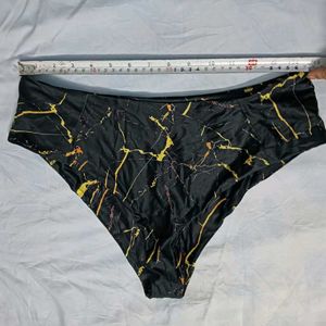 🤎 Stylish Marble Print Bikini Bottom
