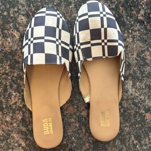 geometric Mules for Women- reduction sale-