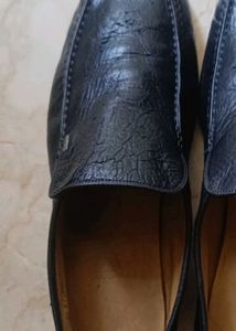 Bally black mens leather shoes