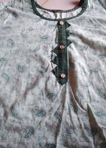 Elegant Paisley Print Kurta Set xxxl size
