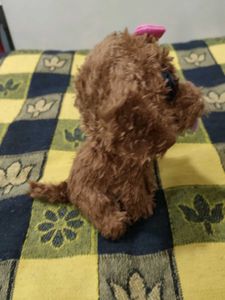TY Beanie boo cute puppy with pink bow