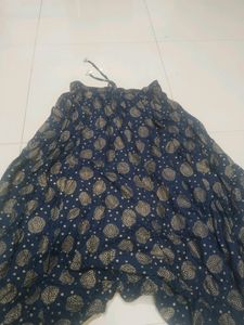 New Without Tag Navy Blue Lehanga/Skirt