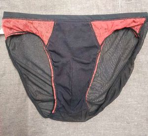Red and Black Netted Cloth