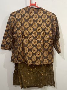 Libas Printed Dhoti Pant &amp; Jacket Set