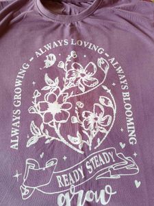 Purple Graphic T-Shirt