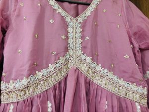 Embellished Pink Kurta