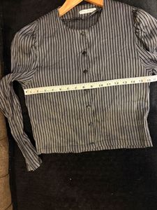 Beautiful Striped  crop shirt