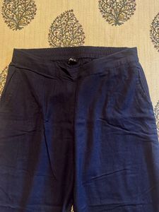 Comfortable Dark Blue Palazzo Pants