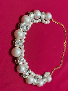 Pearl &amp; Crystal Statement Necklace