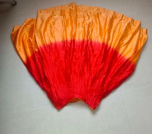 Orange And Red Skirt