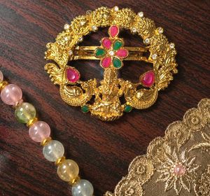 Vintage Lakshmi Peacock hair clip