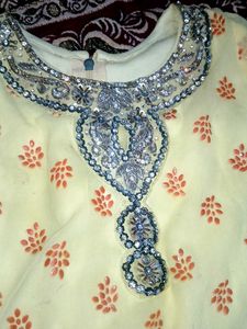 Elegant Ethnic Kurta and Skirt Set