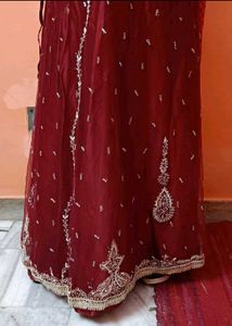 Elegant Red Velvet Blouse