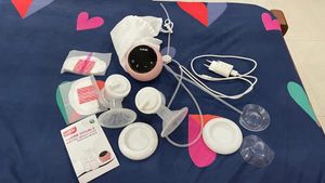 Luvlap double electric breast pump