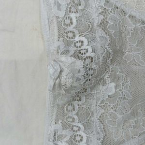 ⭐ Elegant White Lace Briefs