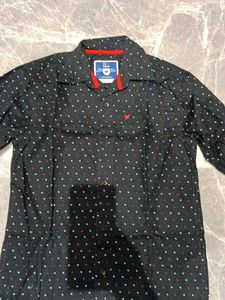 kid's Black Polka Dot Shirt