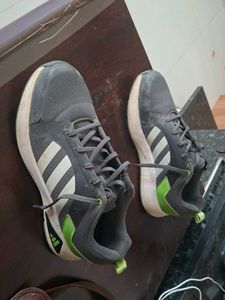 Adidas Grey Running Shoes