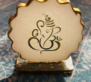 Exquisite Ganesha Diya pooja thali gnesh murti com
