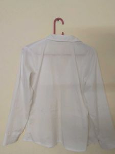 Classic White Button-Down Shirt
