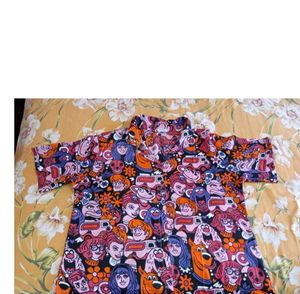 half sleeve cartoon Shirt