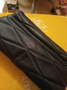 Mango Chic Black  Bag with Gold Chain