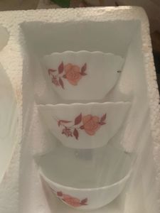 Floral Printed Bowl &amp; Cup Set