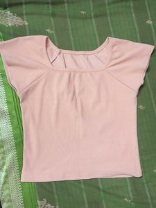 Combo affordable Ribbed Square Neck crop top