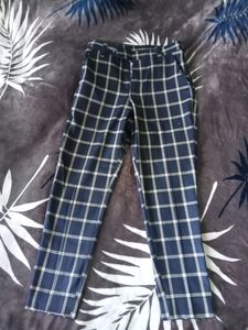 Checked Formal Pants