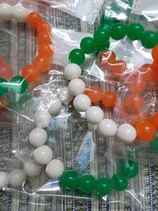 8 Piece Flag Colour Beaded Bracelet