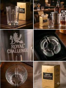 (combo 2 )Royal Challenge Whiskey Glass