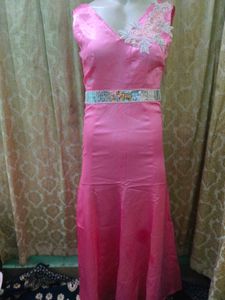Mermaid Pink Gown