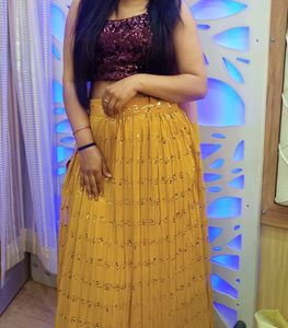 Crop Top Dress , Lehanga