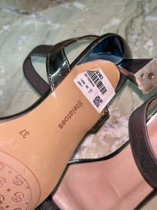 Sparkly Block Heel Sandals