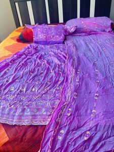 Elegant Purple Lehenga Choli Set