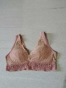Lace Bralette - Pink Floral
