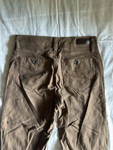 Brown Wide-Leg Trousers