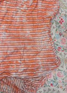 Stylish Striped Asymmetrical Tunic Top